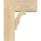 Ekena Millwork Balboa Block Rough Sawn Bracket w/ Offset Brace, Douglas Fir, 8"W x 18"D x 22"H BKT0806X18X22BOA05RDF - alternate 4